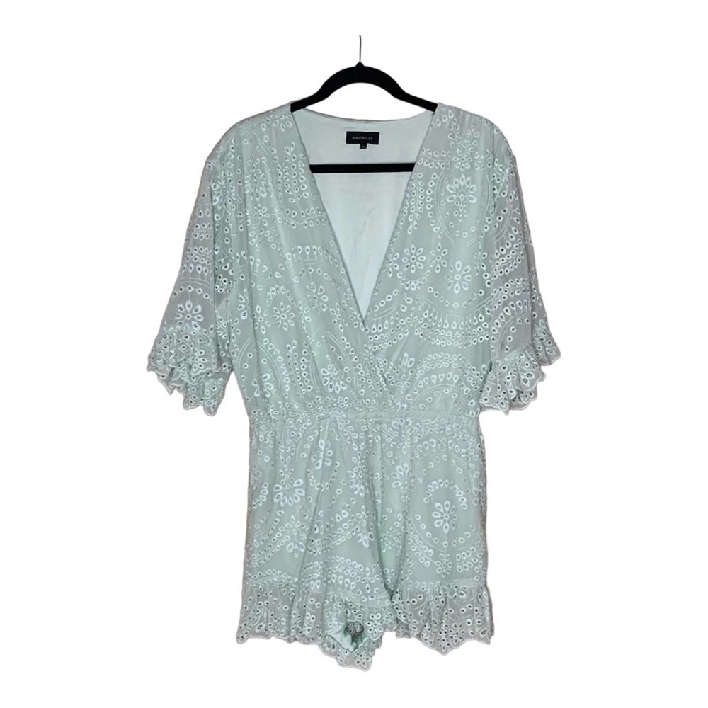 Majorelle Havana Lace Eyelet Romper